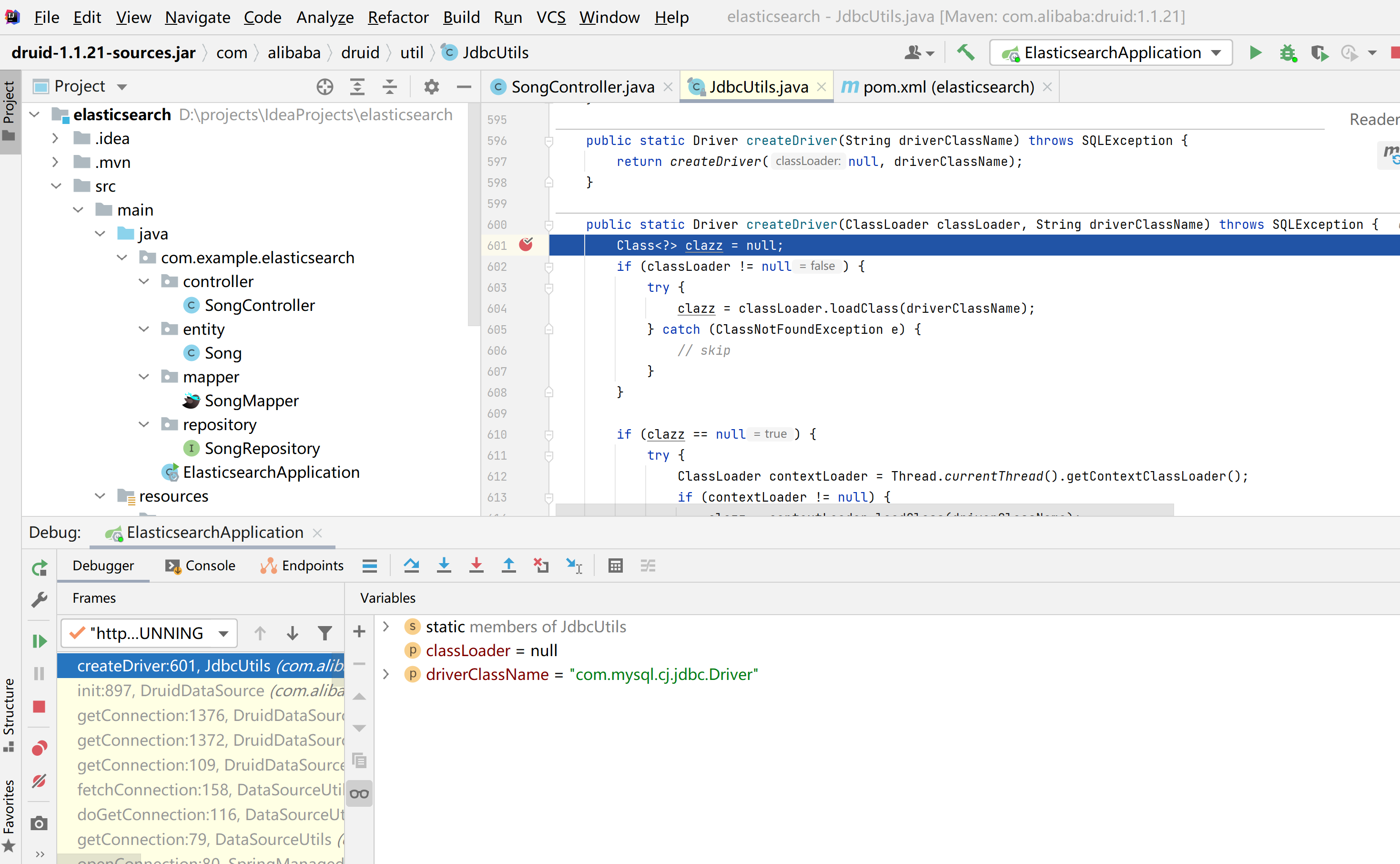 java.sql.SQLException: com.mysql.cj.jdbc.Driver