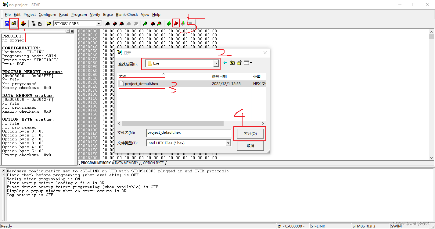 STM8入门之IAR创建项目及编译下载（STM8S103F3P6）_iar怎么编译使用-CSDN博客