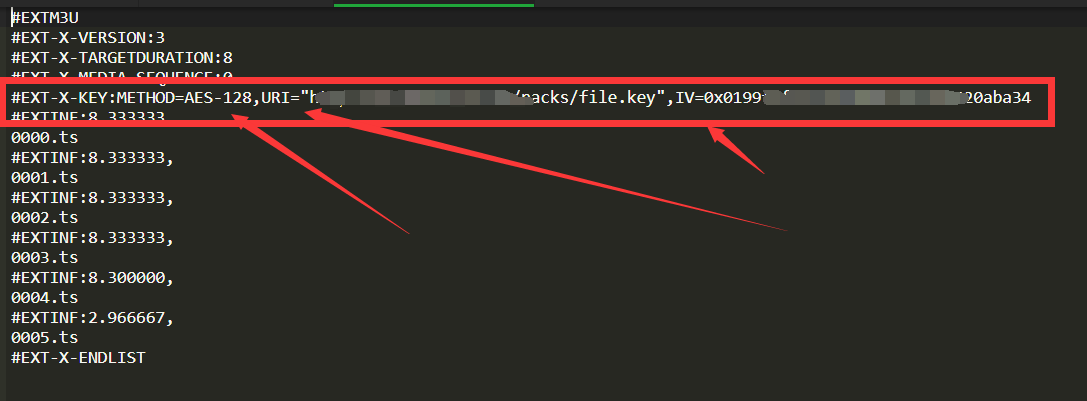 FFMPEG将视频切片成ts文件并对ts文件进行ASE加密,并合并成M3U8操作方法