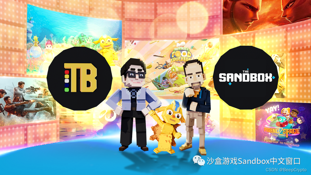 The Sandbox 与 TB Media Global 达成合作