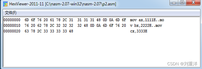 用HexView 观察编译后的机器代码