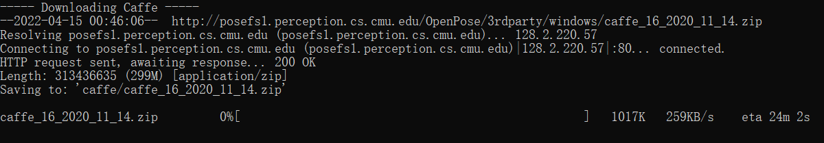 其中一个下载过程