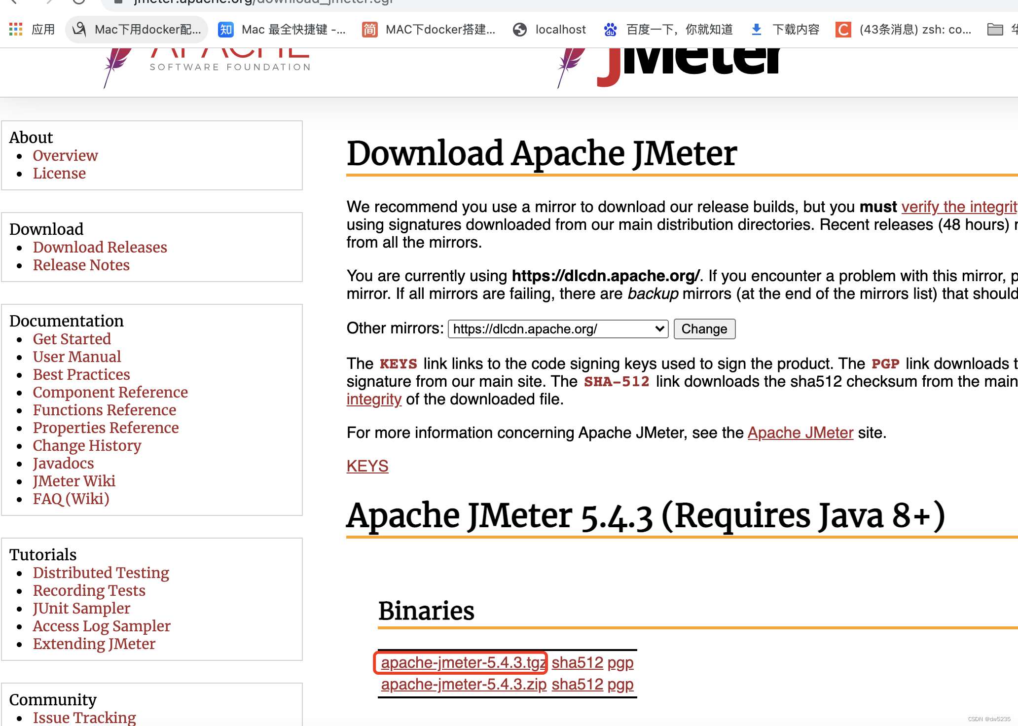 apache jmeter download mac