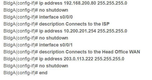 Cisco 第五章 网络间通信 测试考试答案