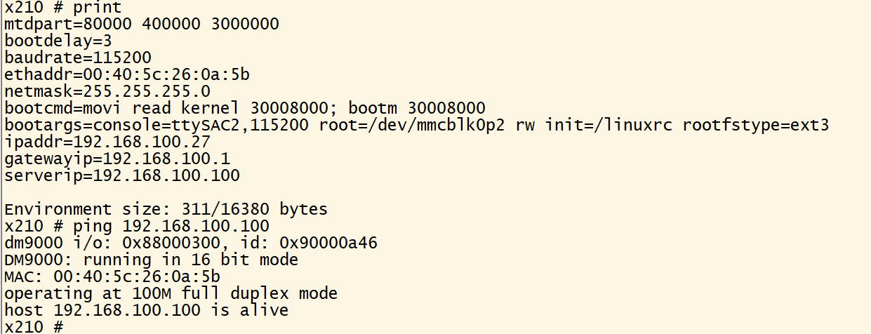 U-boot(一):Uboot命令和tftp