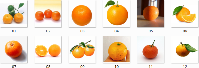 ▲ 图1.2.3 水果-桔子