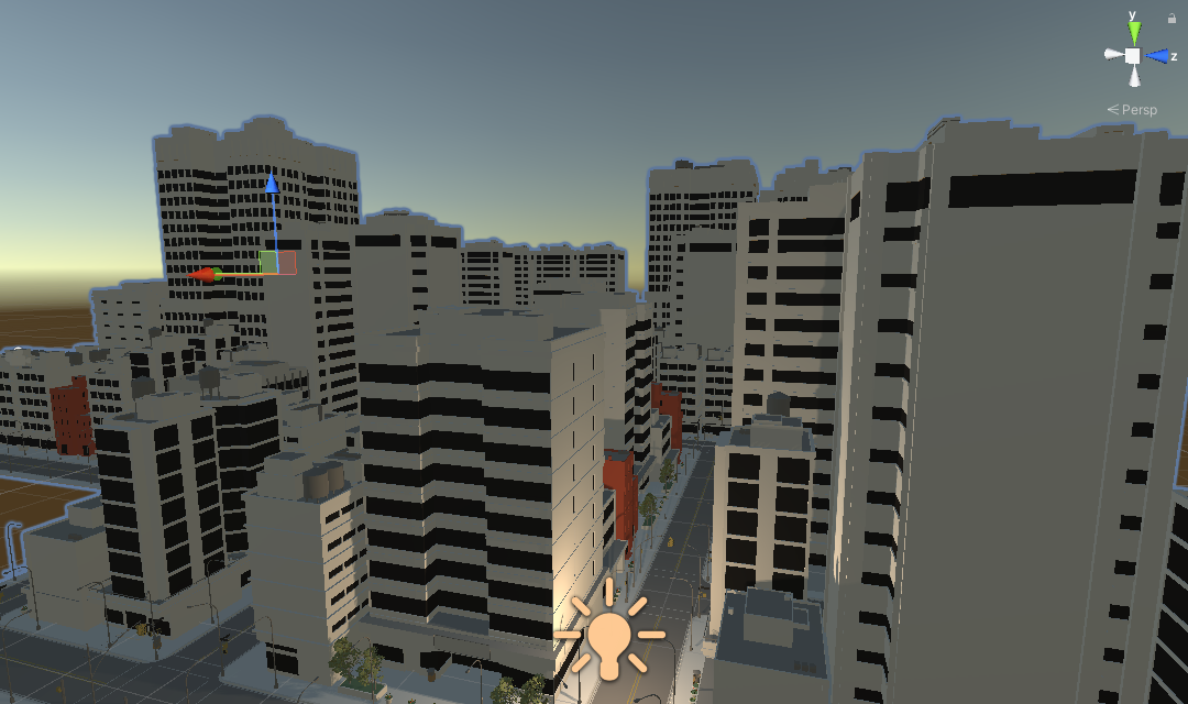 downtownstreetofheaven场景unity实现过程