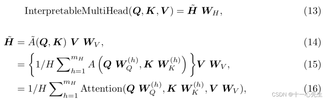 Interpretable MHA