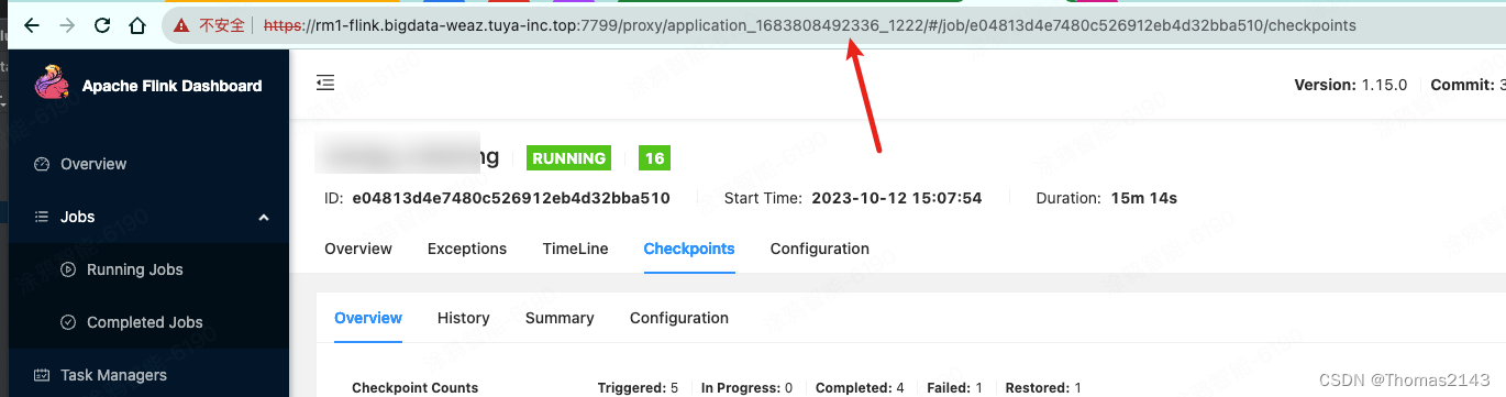 flink1.15 savepoint 超时报错 java.util.concurrent.TimeoutException