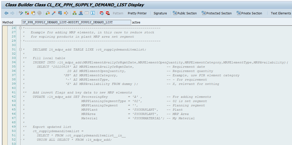 SAP S/4HANA 2022：MRP Live 和 Classic MRP新的增强BADI