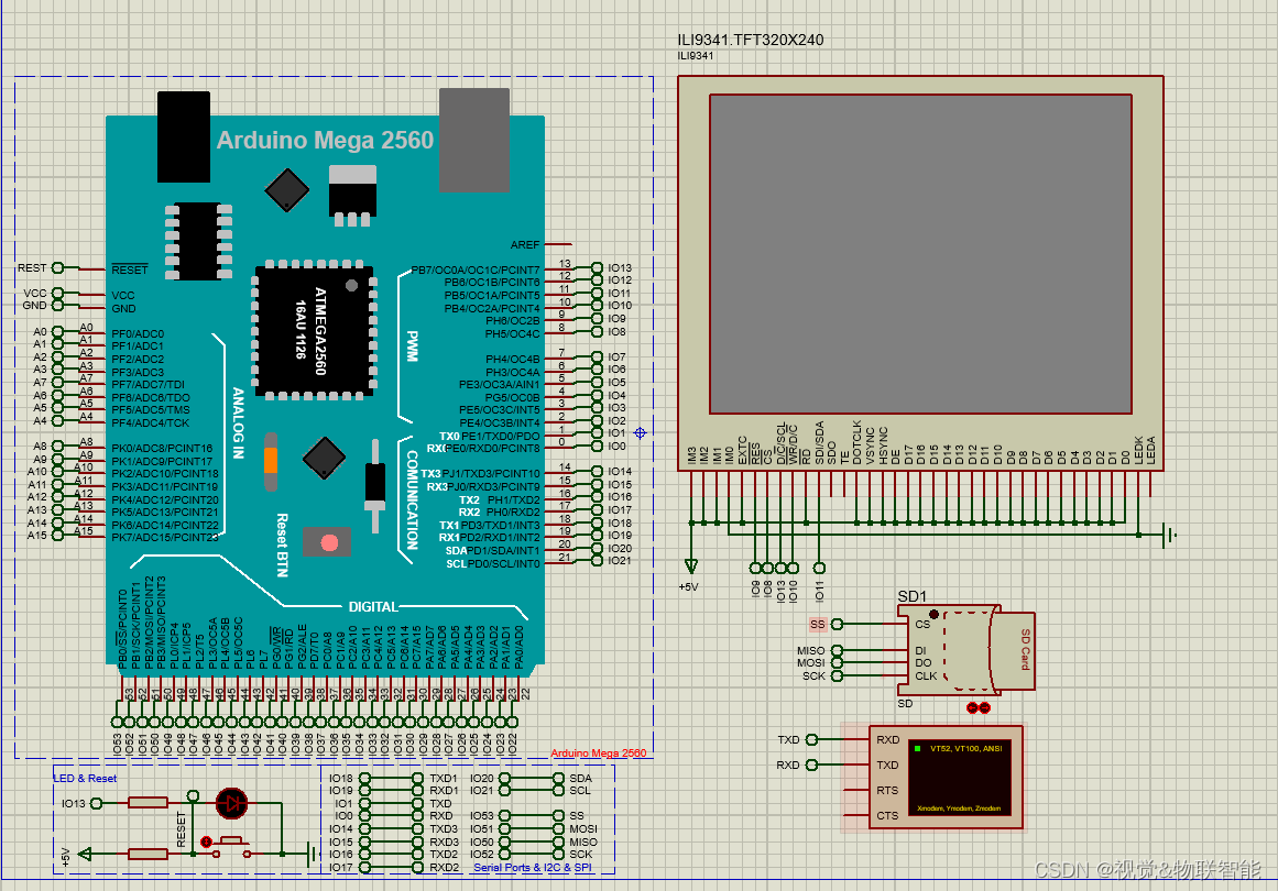 Arduino与Proteus仿真实例-电子相册仿真