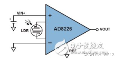 基于AD8226的环境光传感器电路