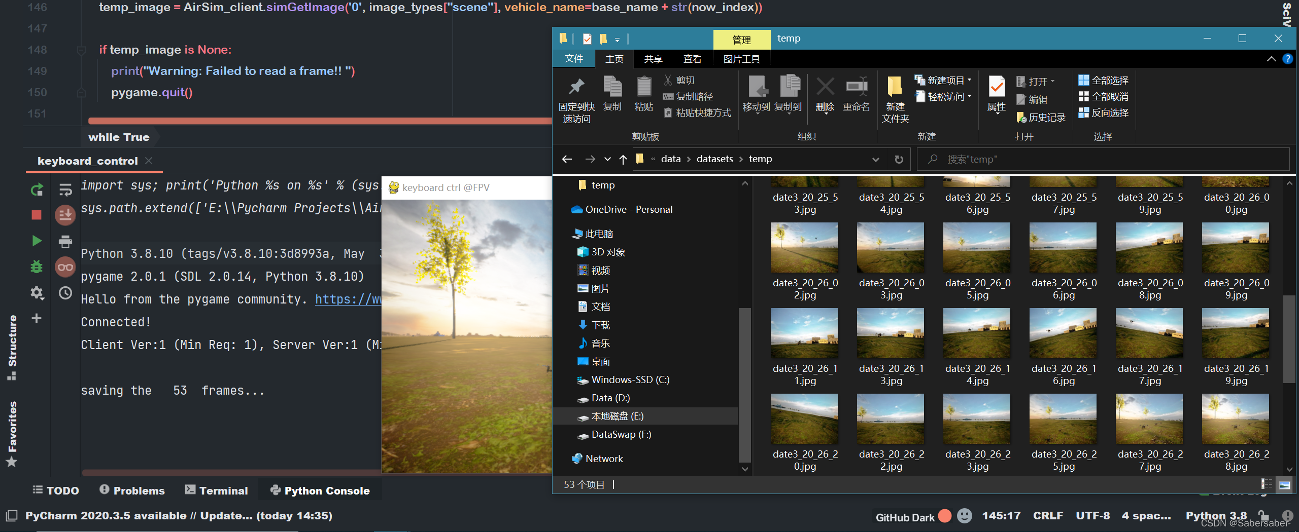 Python Airsim AirSim图像数据集收集_airsim 获取图片-CSDN博客