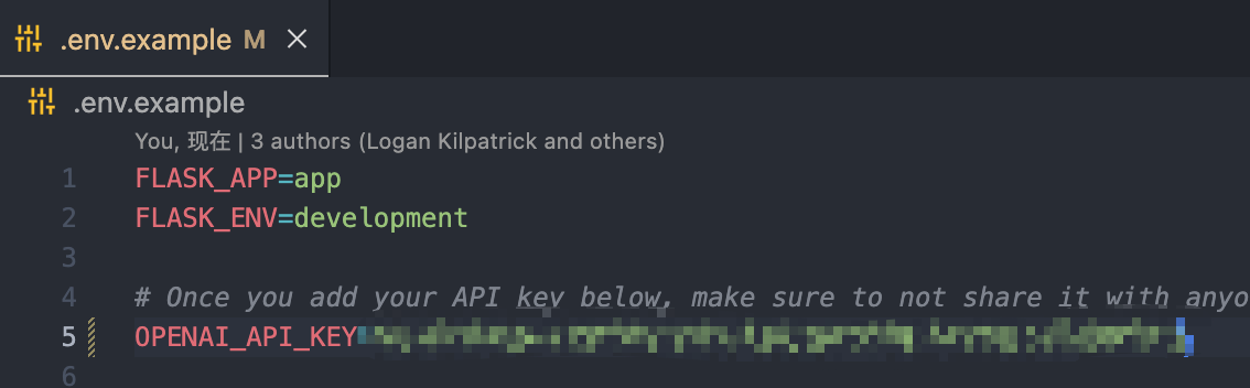 添加OPENAI_API_KEY