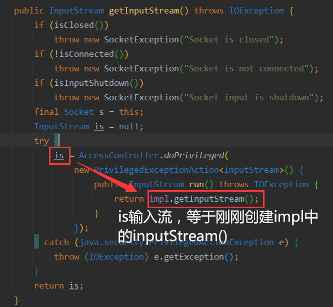 socket.getInputStream(）或 read方法是抽象方法。_socket.getinputstream()CSDN博客