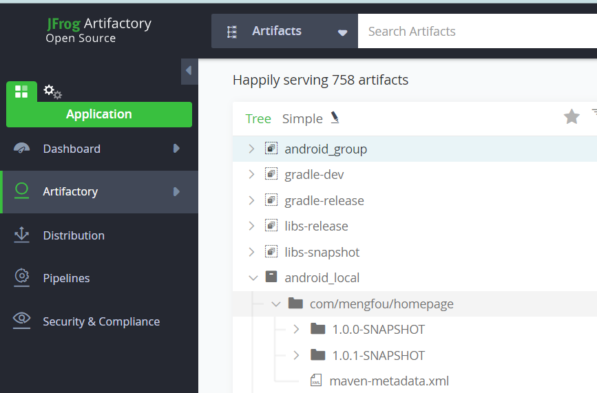 【Android Studio Gradle】发布aar到私有Artifactory仓库