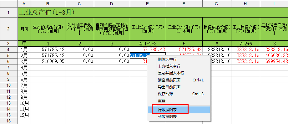 电子台账：生成的数据和图表导出到一个excel表中