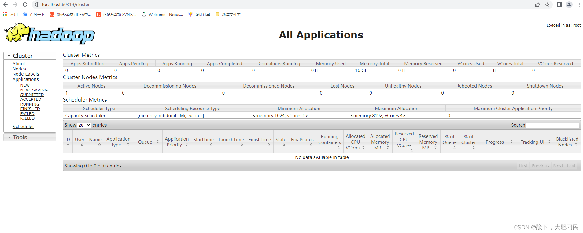 docker按照hadoop集群（docker-compose模式）