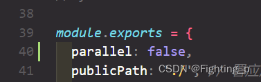 npm run build 打包报错 - 添加 parallel: false, 解决
