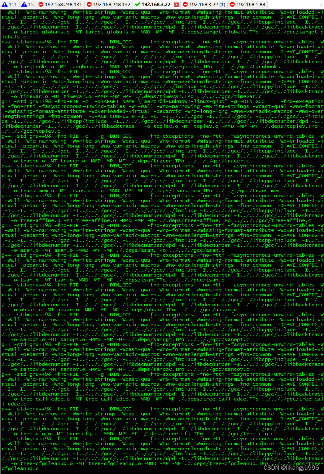 记录:linux升级g++_aarch64-linux-gnu-gcc: error: unrecognized command-CSDN博客