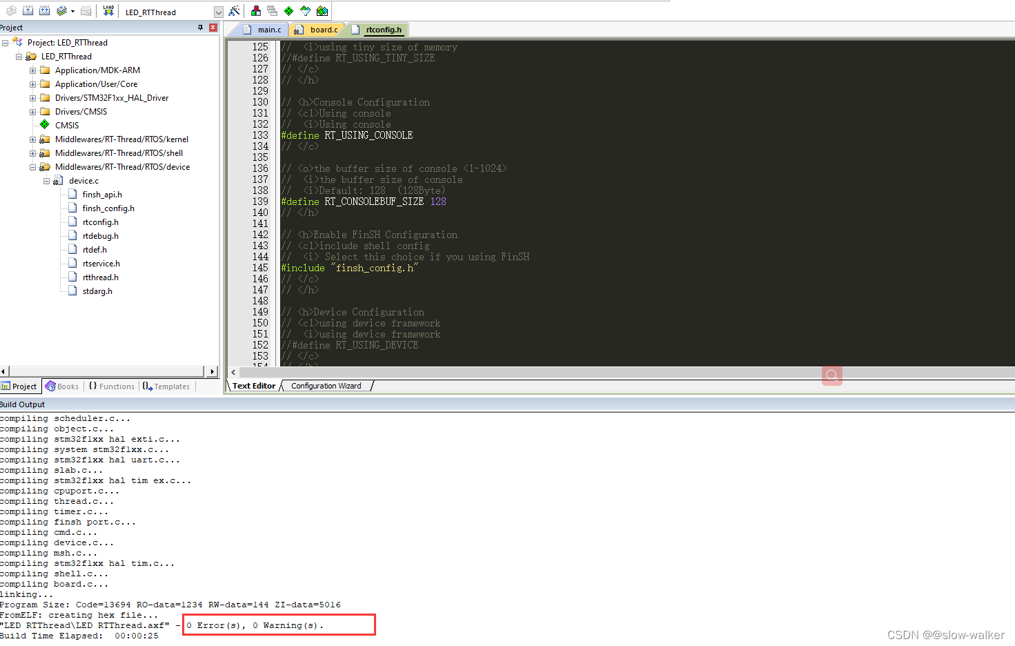 CubeMax添加Rtthread操作系统 组件STM32F103