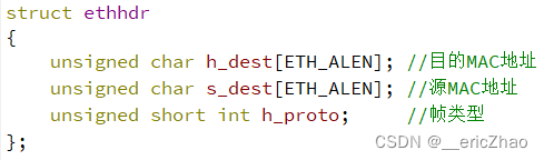 struct ethhdr