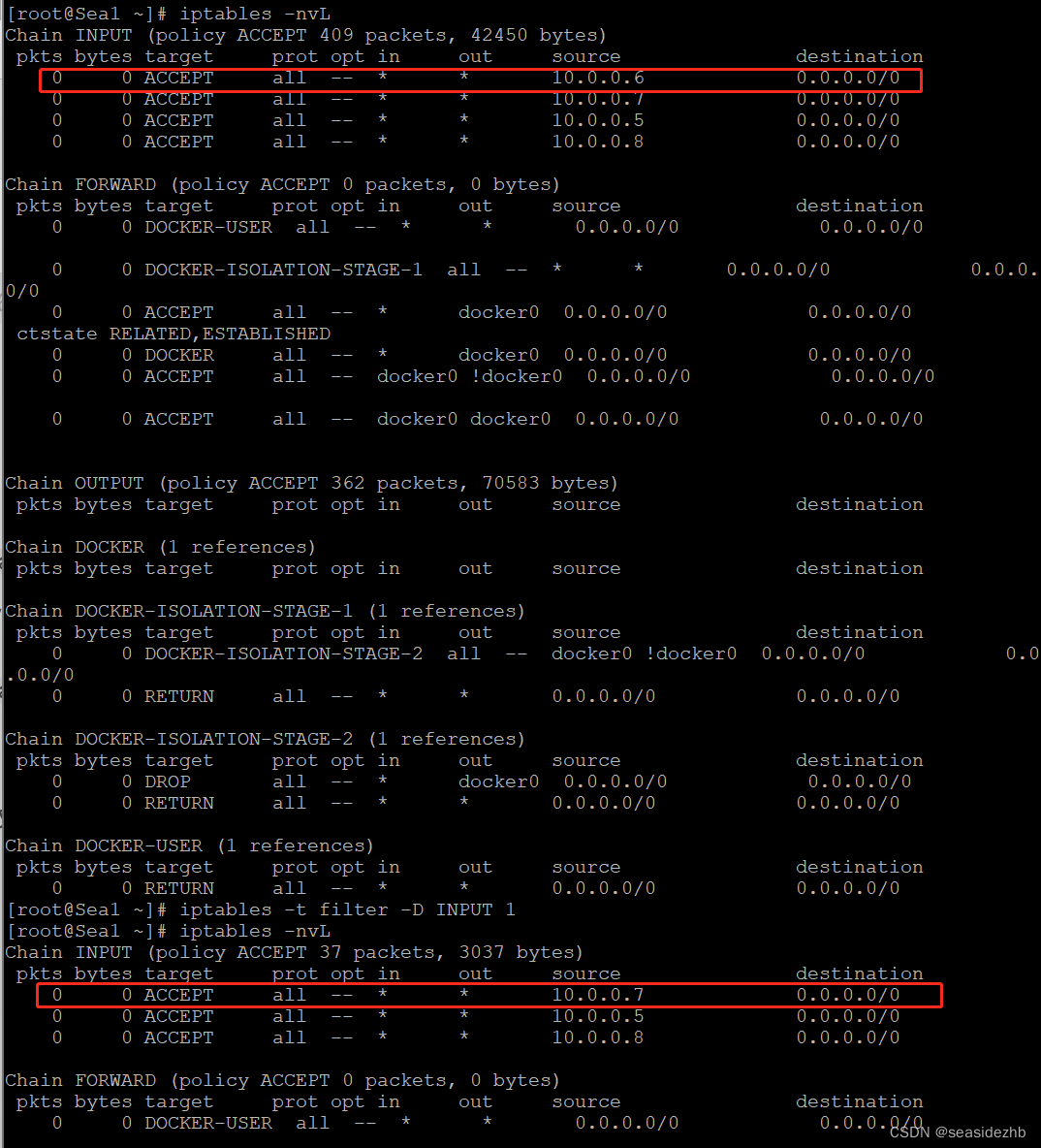 Linux学习之iptables过滤规则的使用