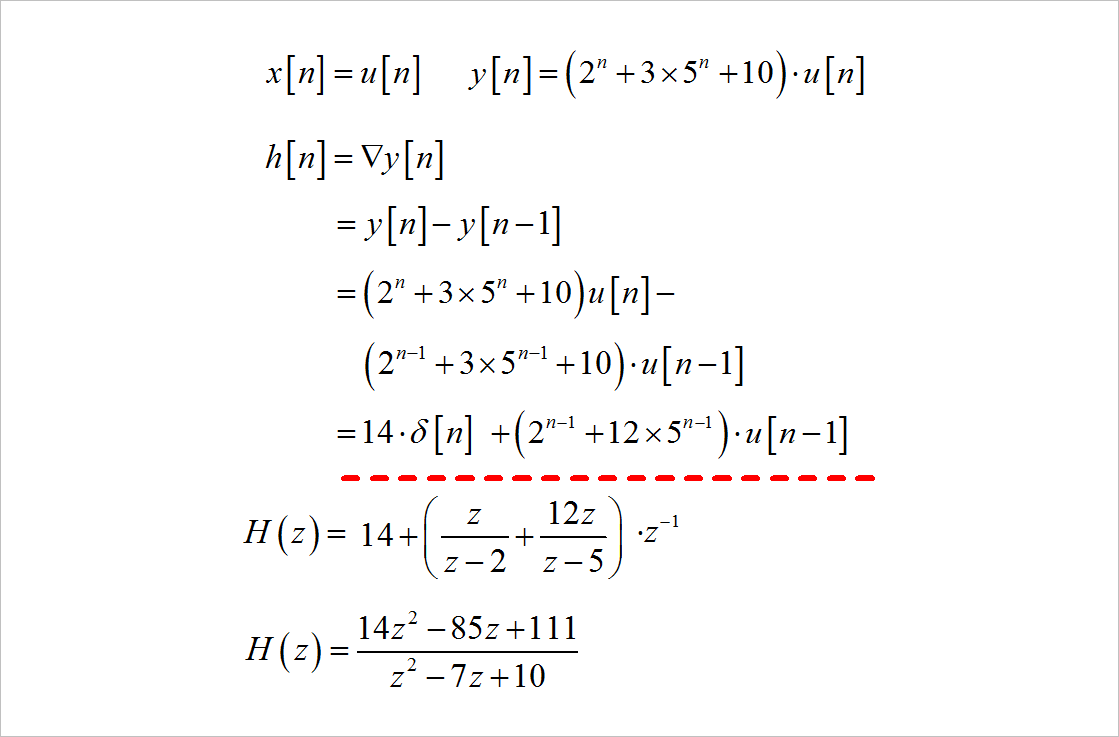 ▲ 图1.3.1 求解系统函数