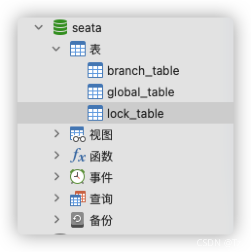 seata数据库