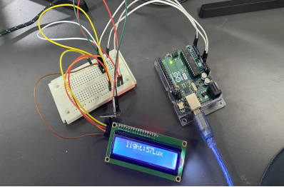 Arduino驱动BH1750模块实现光照强度采集