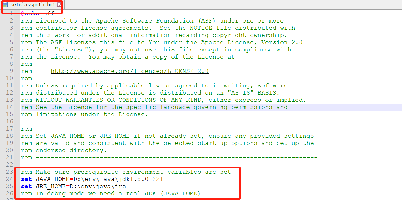 TomCat 启动找不到配置的环境变量The JRE_HOME environment variable is not defined ...
