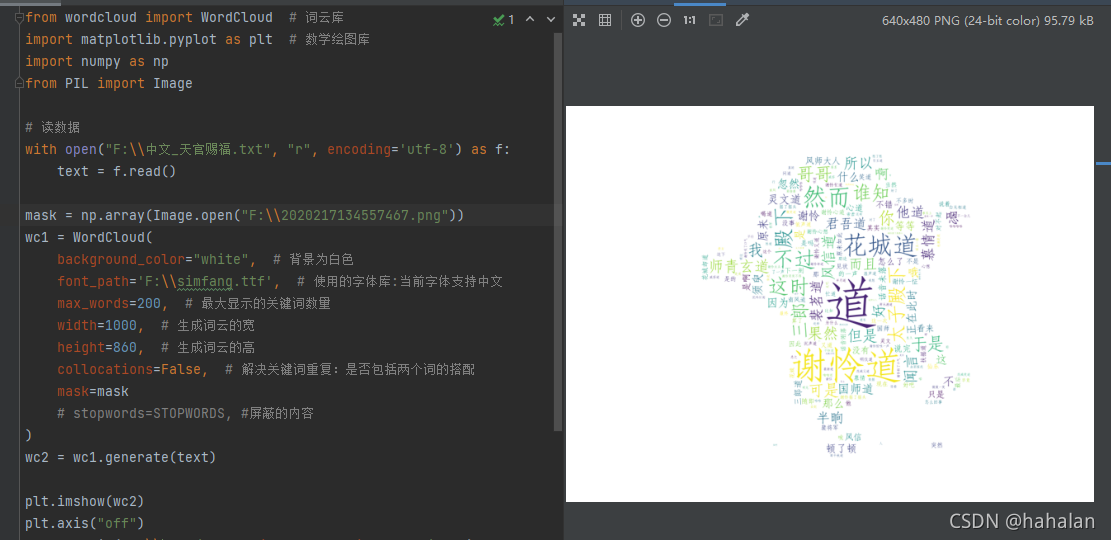 Python词云_自定义图片做背景_python提取图片的轮廓做词云图的背景-CSDN博客