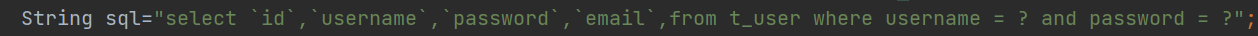 : You have an error in your SQL syntax； check the manual that corresponds to your MySQL server versi