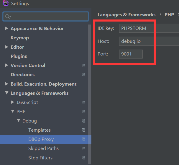 phpstorm xdebug trace log setup