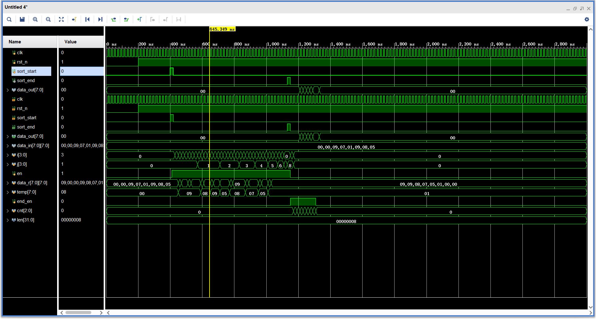 几个排序器的verilog及其资源占用、延时分析_verilog排序-CSDN博客