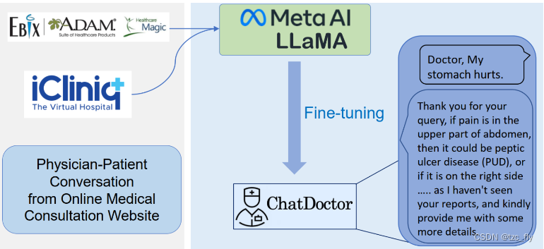 ChatGLM-Med，HuaTuo，ChatDoctor