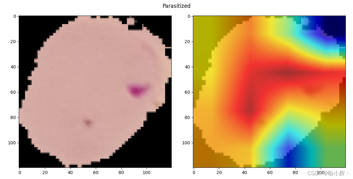 Test image heat map