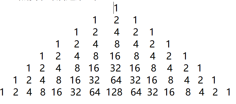 Java黑皮书课后题第5章：**5.19（打印金字塔形的数字）编写一个嵌套的for循环，打印下面的输出_编写一个嵌套的for循环,打印下面的 ...