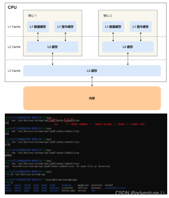 计算机基础学习笔记：操作系统篇之硬件结构，存储层次结构