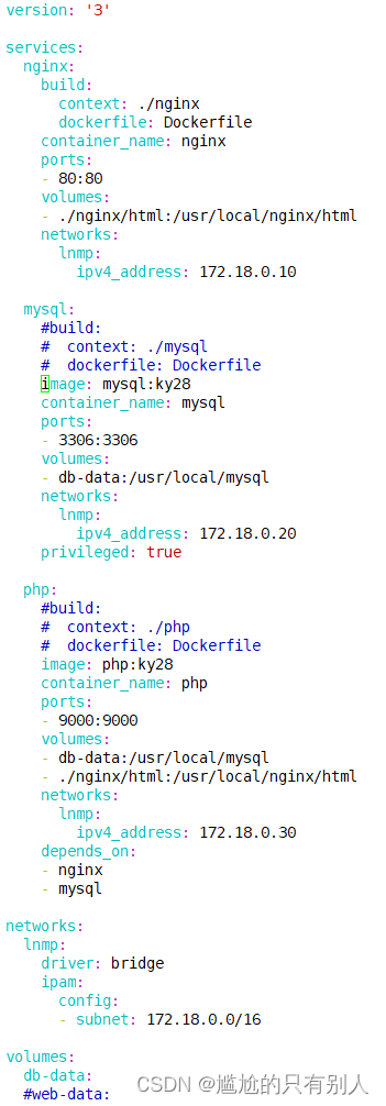 Docker compose（容器编排）