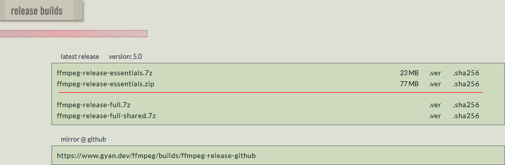 ▲ 图1.2.7 选择下载发行版本