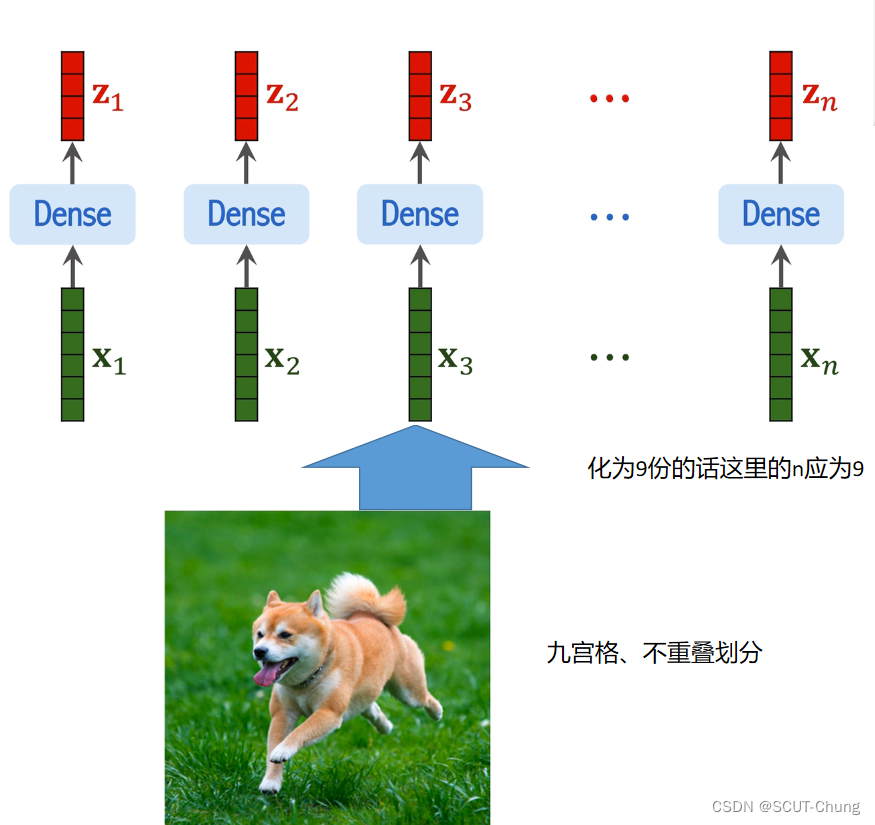 这些Dense共享参数