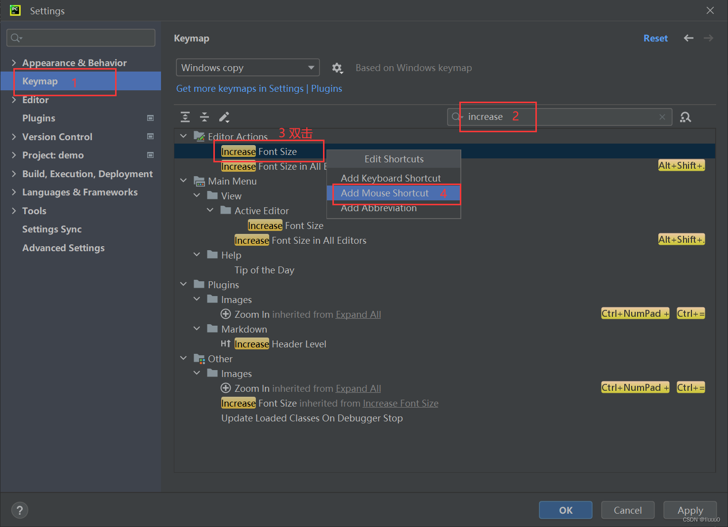 【Pycharm】用鼠标滚轮放大缩小字体_pycharm滚动放大缩小字体-CSDN博客