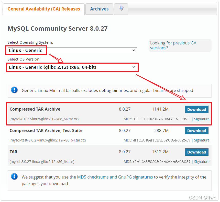 Centos7安装mysql8.0