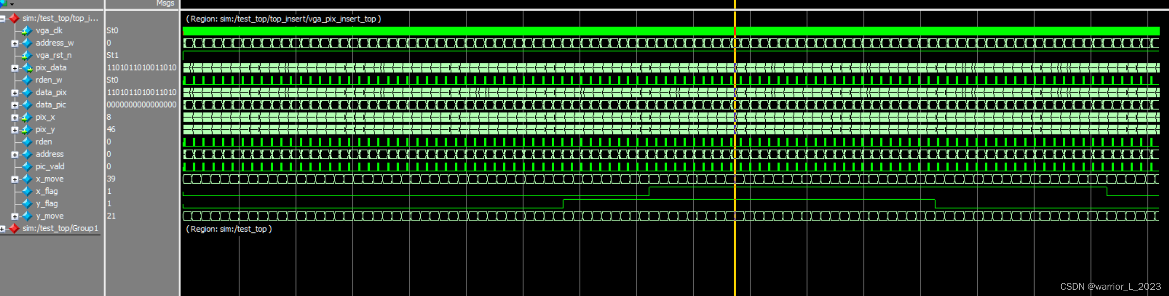 FPGA project ： rom_vga_jump