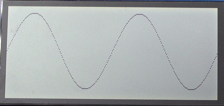 ▲ 图1.2.2 绘制sin曲线显示结果