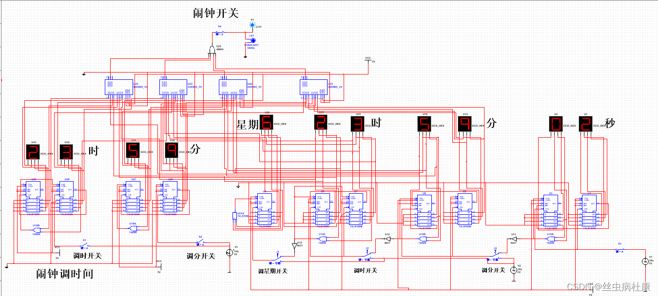 电子设计数字钟，multisim仿真·_multisim里cp时钟用什么元件-CSDN博客