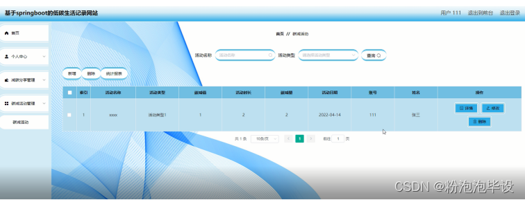 [附源码]Python计算机毕业设计Django的低碳生活记录网站