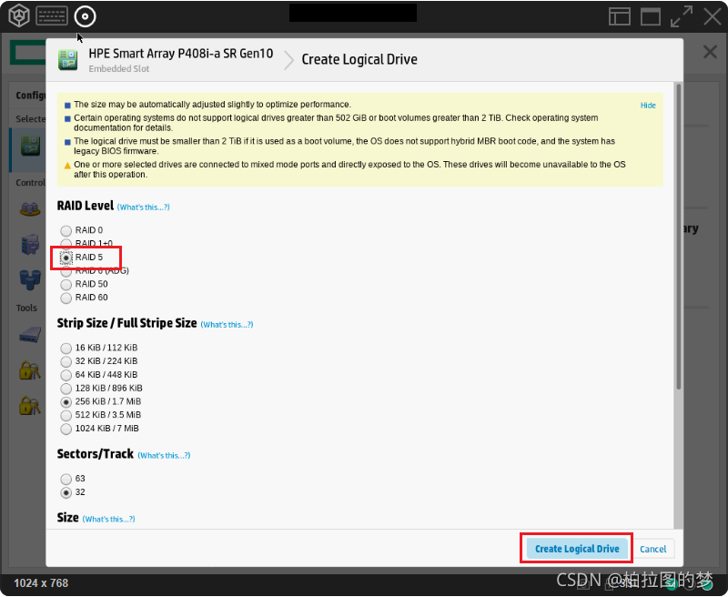 Ilo Raid Configuration HPE Proliant DL380 GEN10服务器配置iLO 5/RAID/安装系统_dl380 gen10 ilo配置-CSDN博客