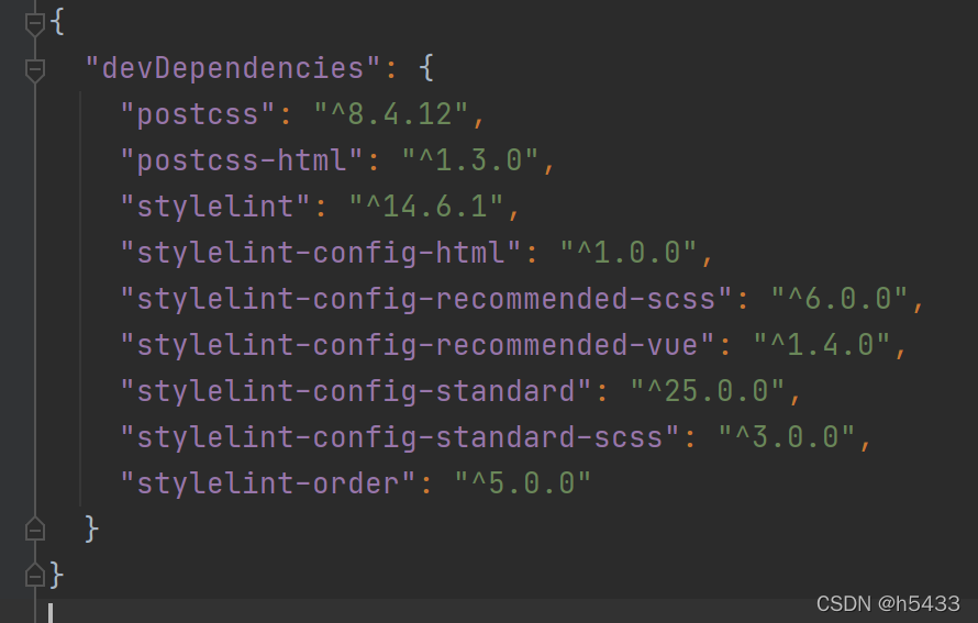 我电脑上安装的stylelint
